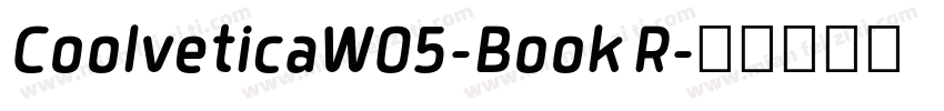 CoolveticaW05-Book R字体转换